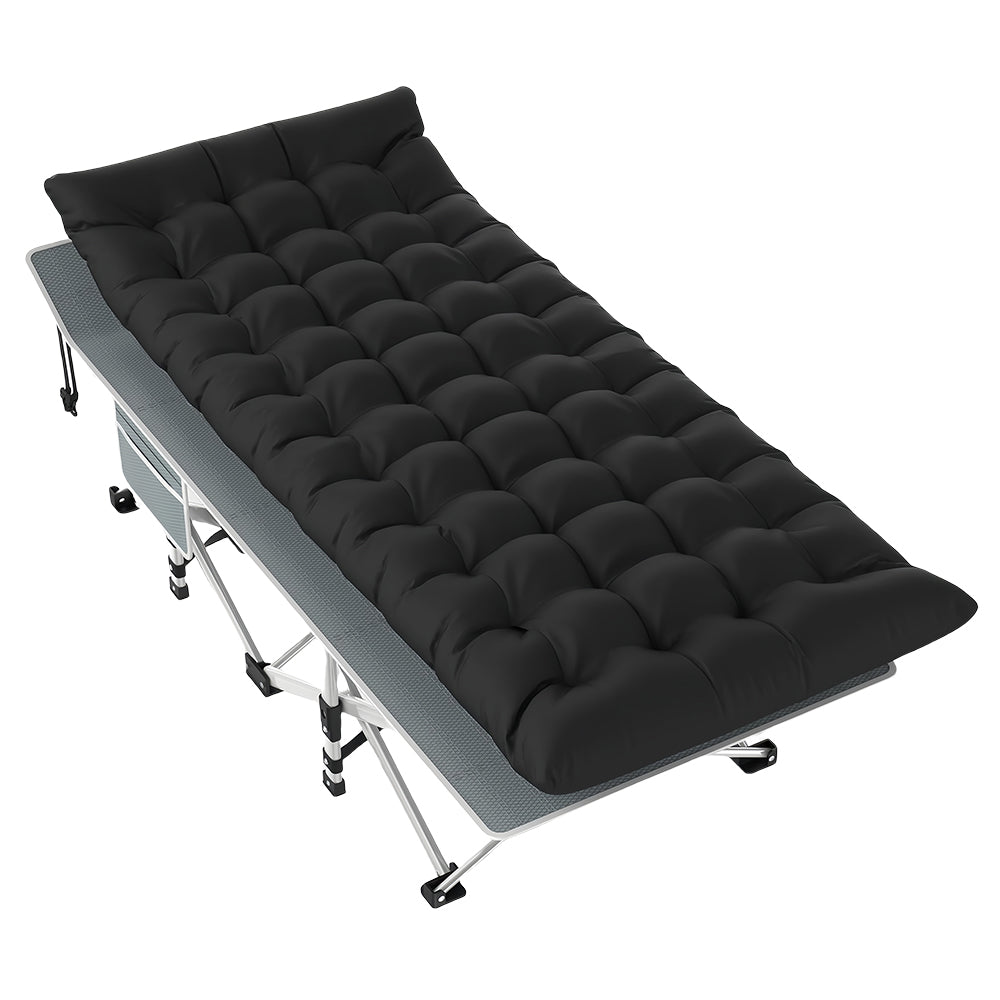Folding Camping Cot with Mattress for Adults, Portable, 500lbs Load