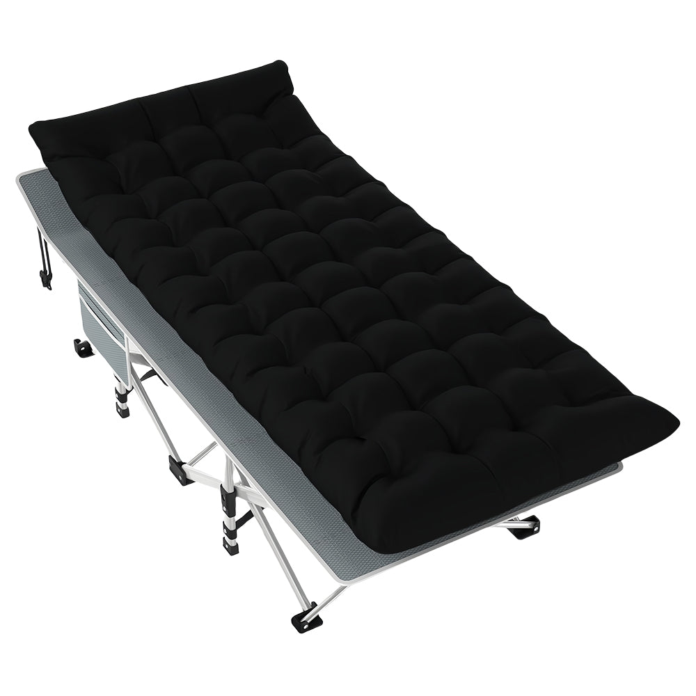 Folding Camping Cot with Mattress for Adults, Portable, 500lbs Load