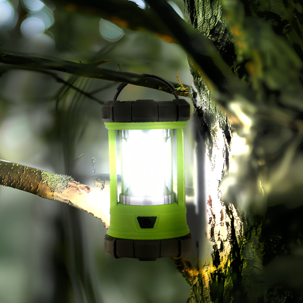 3000LM Rechg Camping Lantern, Power Bank, 5 Modes, IPX4 Waterproof, Emergency Light