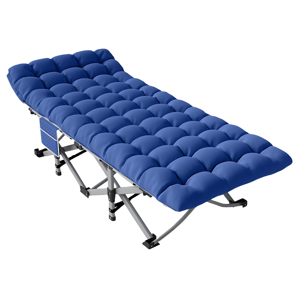 Folding Camping Cot with Mattress for Adults, Portable, 500lbs Load