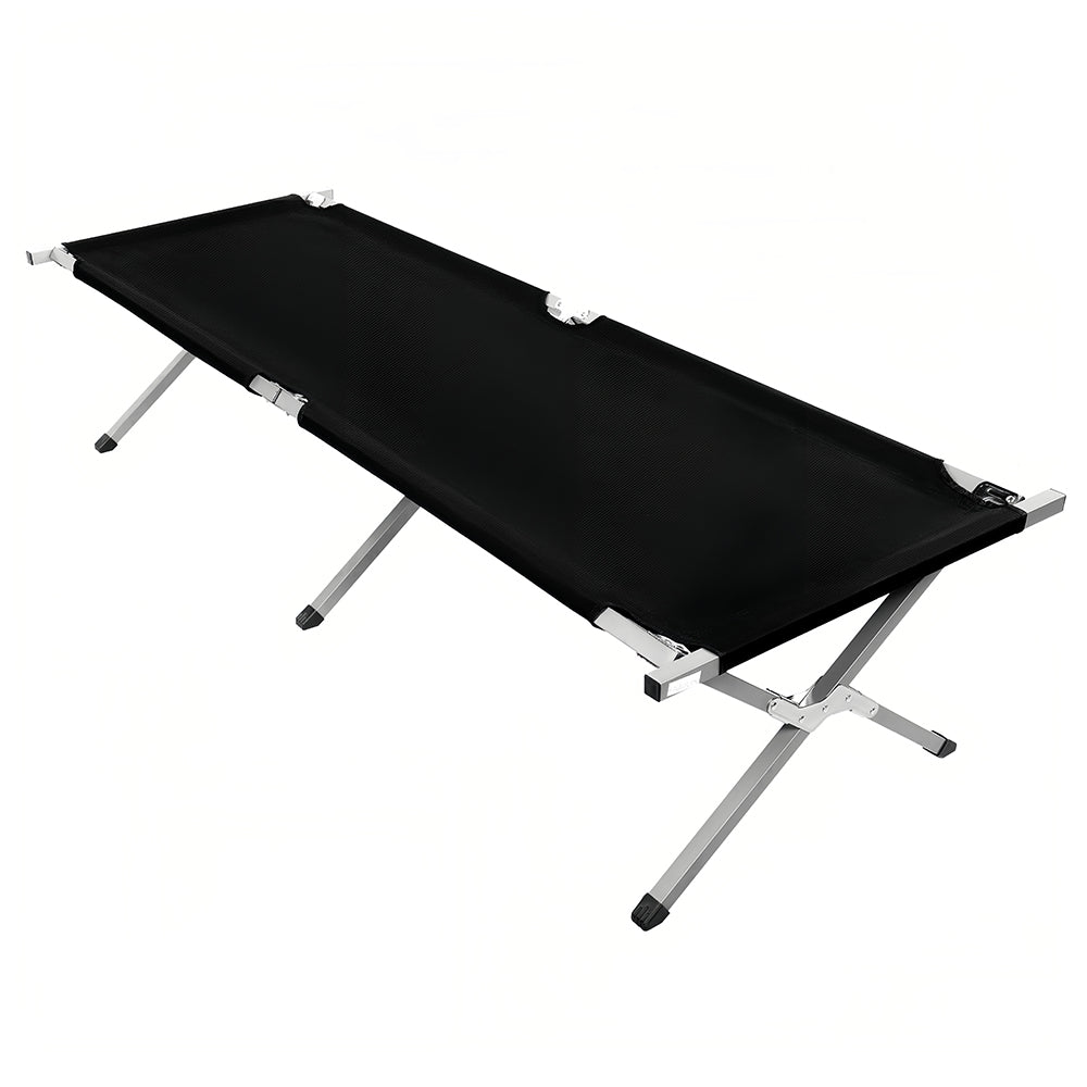 Folding Camping Cot - 330lb, 13.8lbs, 17" High, w/Storage Bag