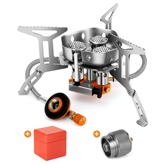 Portable Collapsible Windproof Camp Stove Burner 3500 W